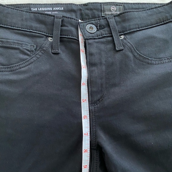 Ag Adriano Goldschmied The Legging Ankle Super Skinny Black Denim Jeans (24R) - Picture 15 of 15